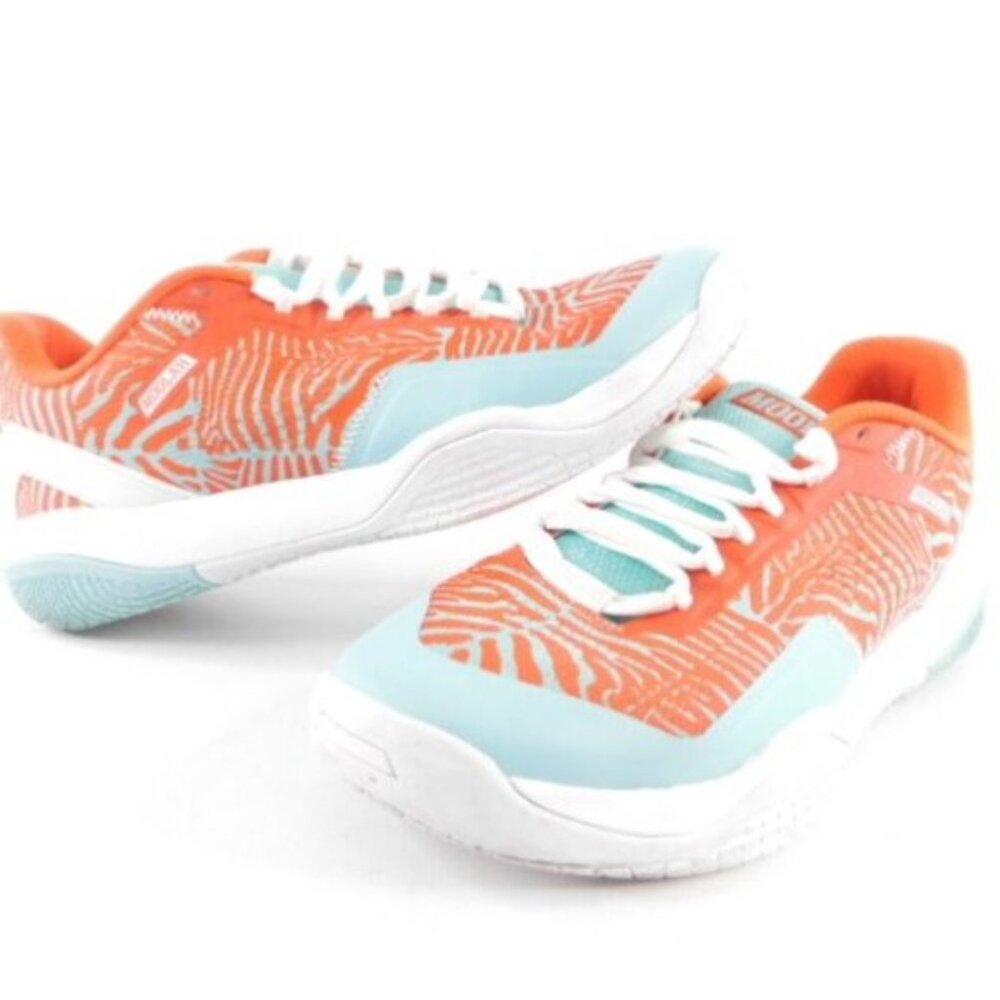 Moolah Kicks Neovolt Low Women’s Basketball Sneakers Size 7.5 Aqua Red NIB